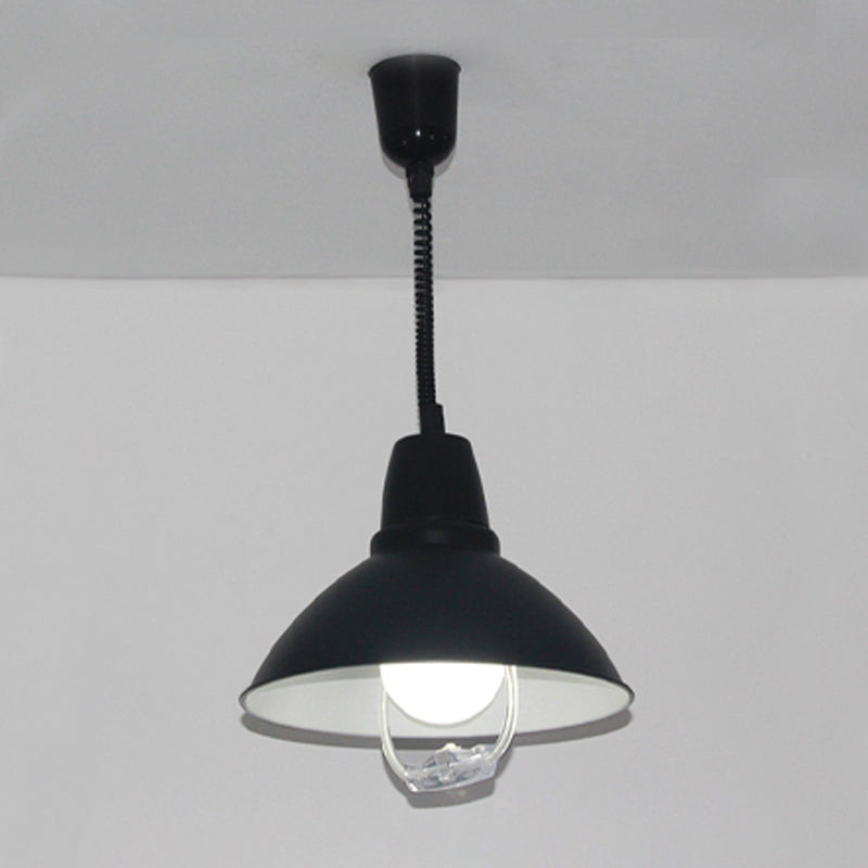 Postmodern Style Bowl Shape Hanging Light Metal 1 Light Pendant Lights for Dining Room