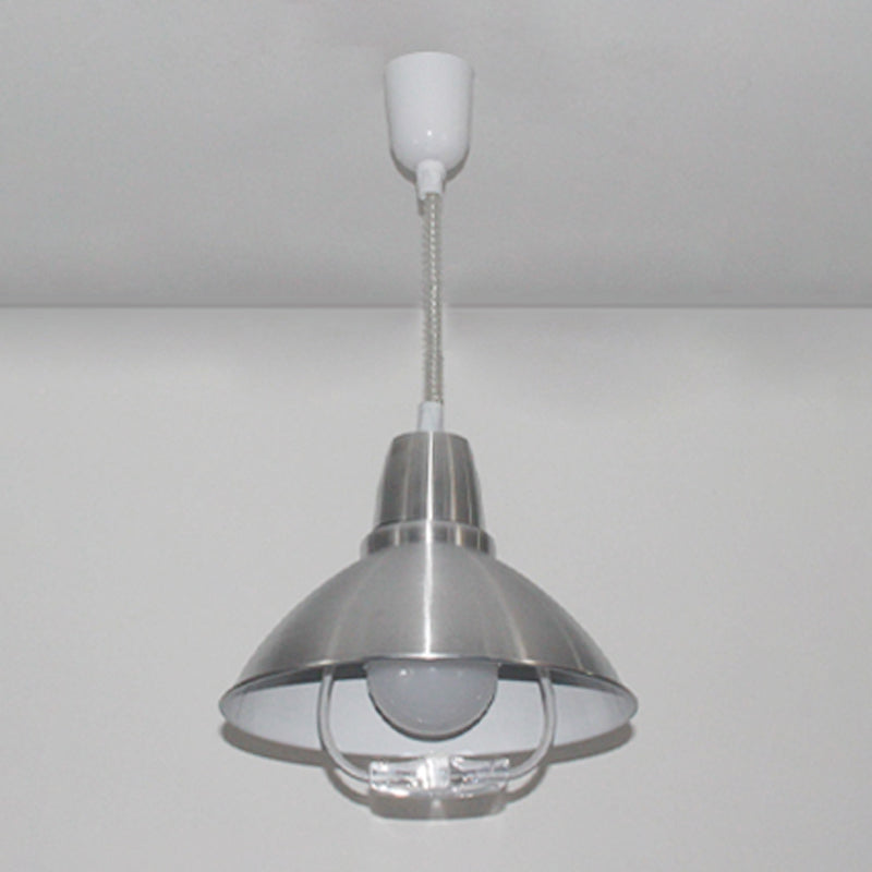 Postmodern Style Bowl Shape Hanging Light Metal 1 Light Pendant Lights for Dining Room