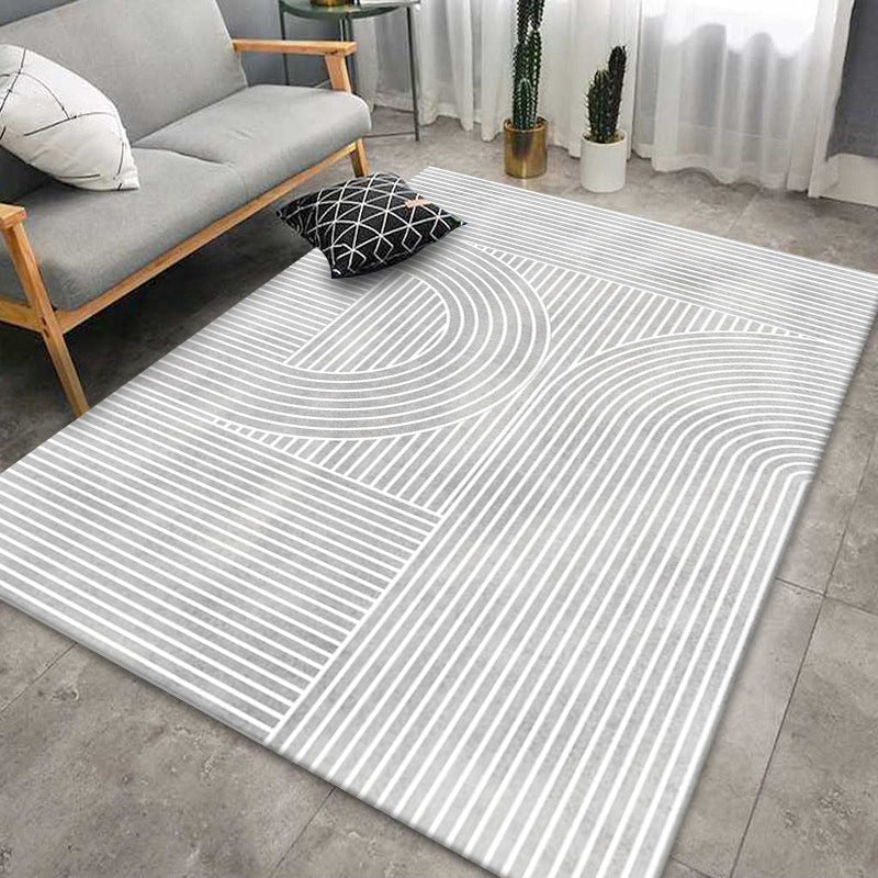 Minimalism Abstract Striped Wabi-sabi Carpet Indoor Rug for Living Room Bedroom Rug