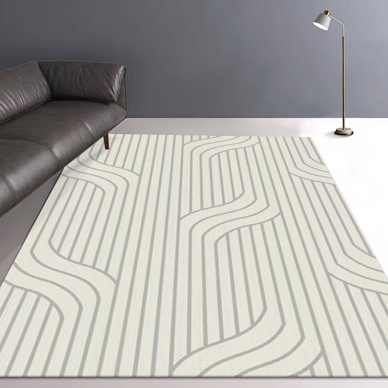 Minimalism Abstract Striped Wabi-sabi Carpet Indoor Rug for Living Room Bedroom Rug