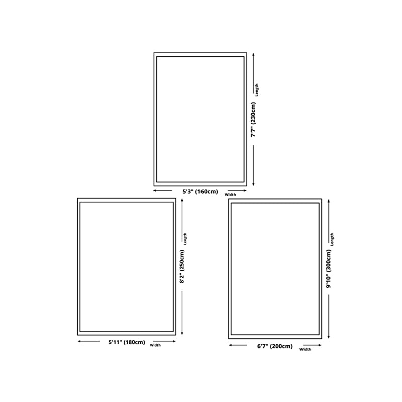 Modern Geometric Abstract Rug Striped Carpet Stain Resistant Indoor Rug for Home