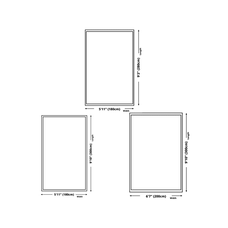 Black Modern Rug Polyester Graphic Rug Stain Resistant Rug for Home Decoration