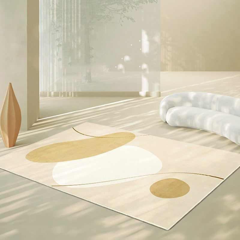 Tapis de couleur de couleur marron clair