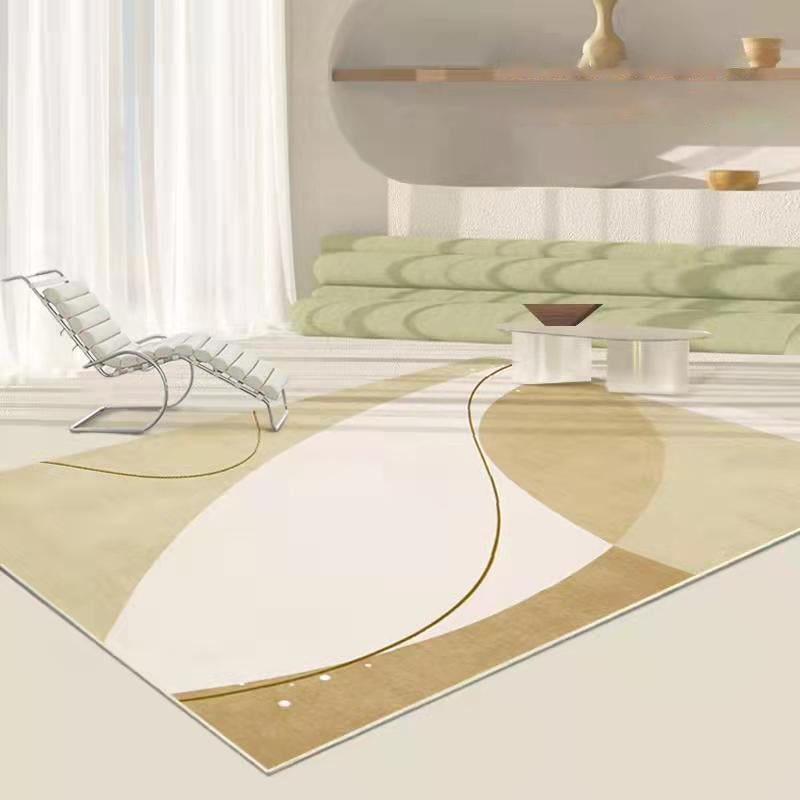 Tapis de couleur de couleur marron clair