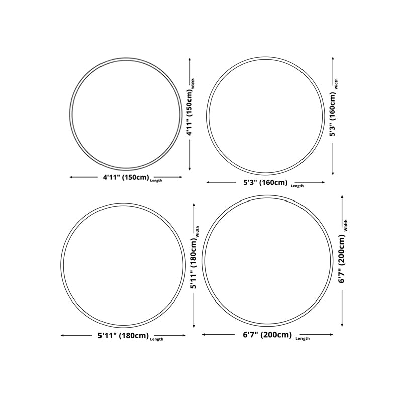 Tapis de couleur brun clair Polyester Nordic Tapis résistant aux taches pour la décoration intérieure