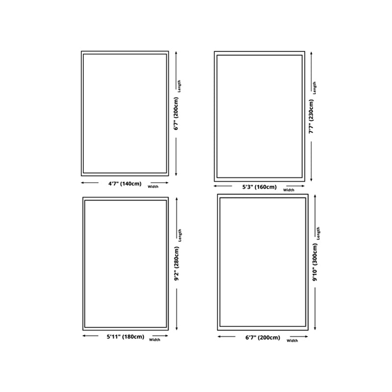 Dark Brown Modern Rug Polyester Graphic Rug Stain Resistant Rug for Drawing Room