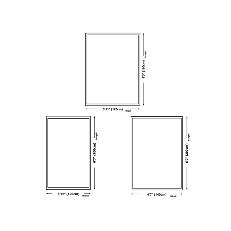 Aprikosen Farbblock Teppich Polyester Moderner Teppich -Waschmaschine für Wohnkultur
