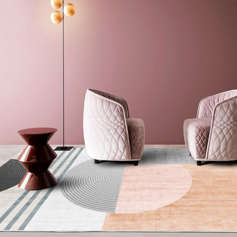 Tappeto in poliestere di tappeto in poliestere arancione arancione per arredamento per la casa