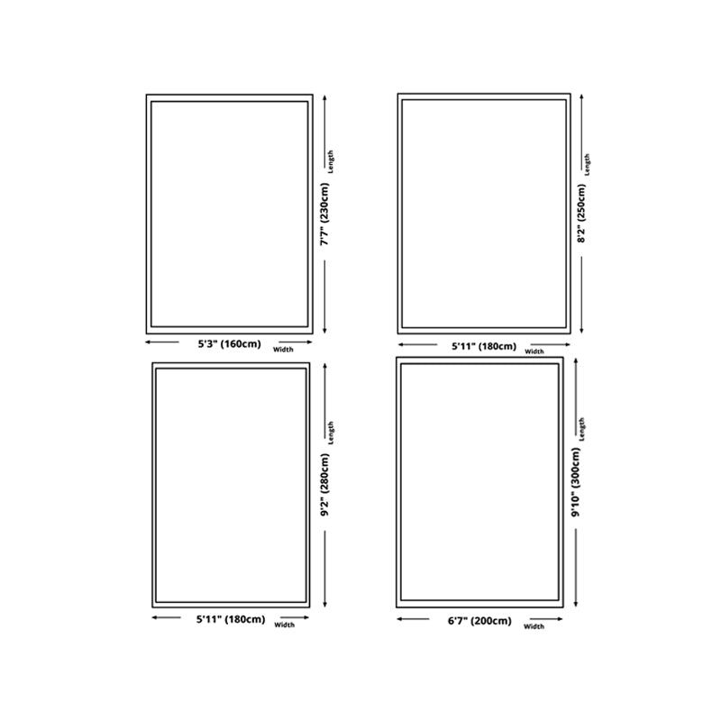 Apricot Modern Rug Polyester Geometric Patterns Rug Washable Rug for Living Room