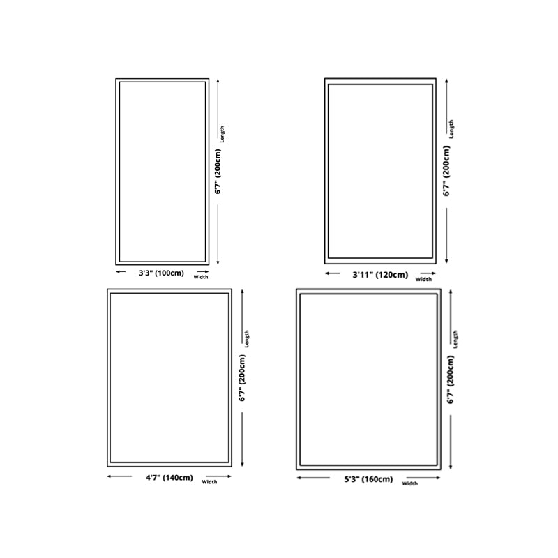 Apricot Modern Rug Polyester Geometric Patterns Rug Washable Rug for Living Room