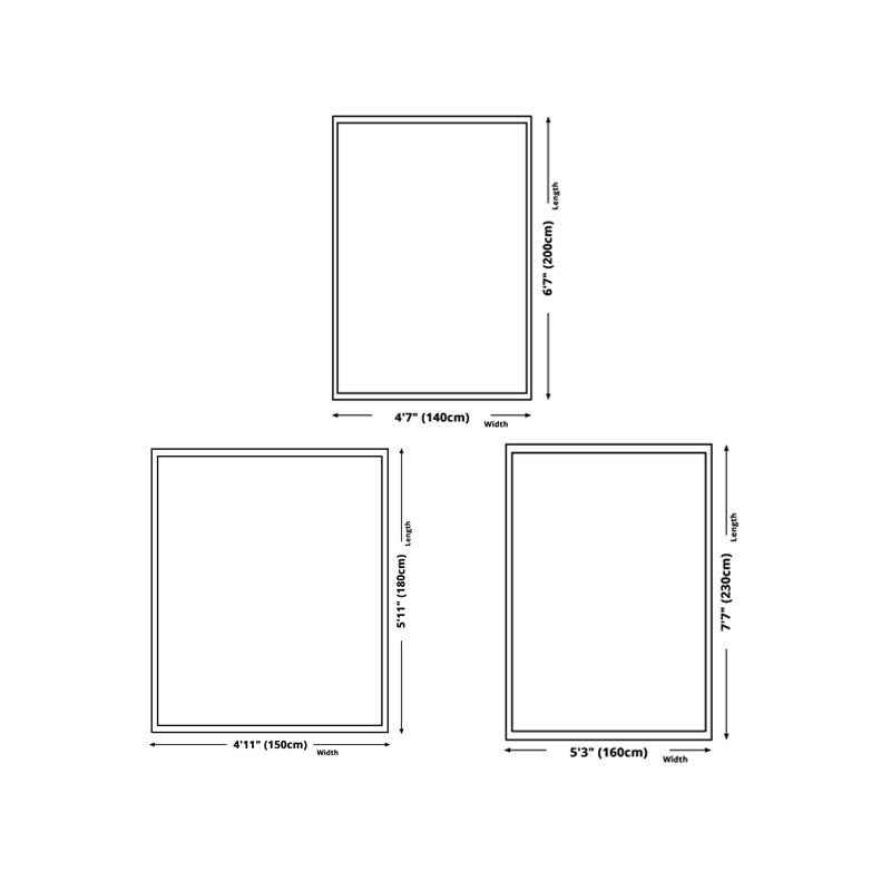 Living Room Carpet Geometry Print Stain Resistant Rug Polyester Rug for Home Decor