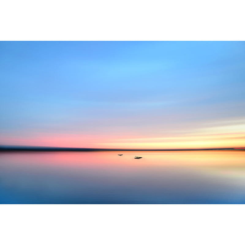 Vivid Mildew Resistant Mural Wallpaper Sky Landscapes Pattern for Decoration