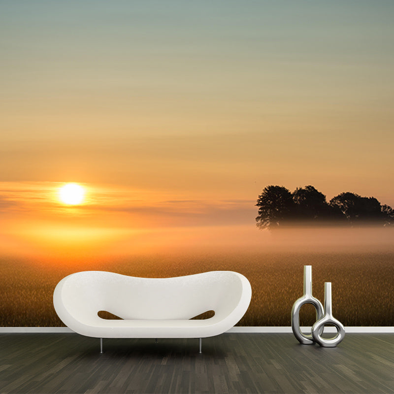 Mildew Resistant Wall Mural Wallpaper Sky Landscapes Pattern for Decoration