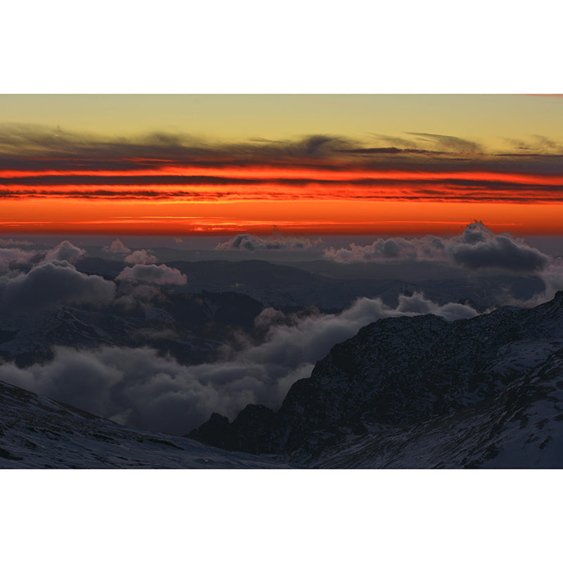 Sunset Landscapes Mildew Resistant Wall Mural Wallpaper Pattern for Home Decor