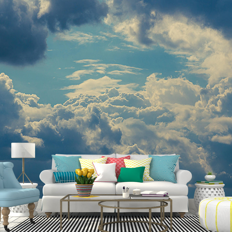 Cloud Resistant Wall Mural Wallpaper Sky Landscapes Pattern for Home Decor