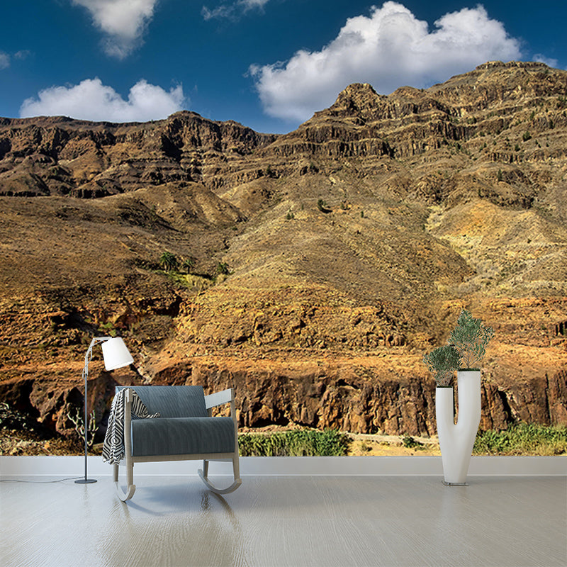 Vivid Resistant Mural Wallpaper Mountain Landscapes Pattern for Home Decor