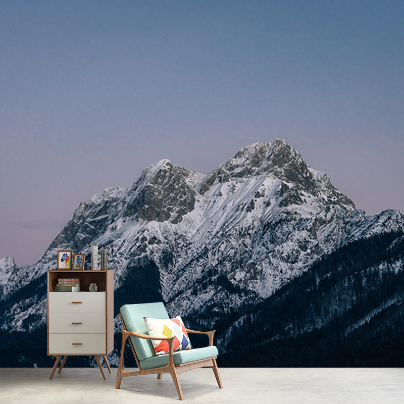 Vivid Resistant Mural Wallpaper Mountain Landscapes Pattern for Home Decor