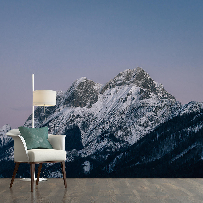 Vivid Resistant Mural Wallpaper Mountain Landscapes Pattern for Home Decor