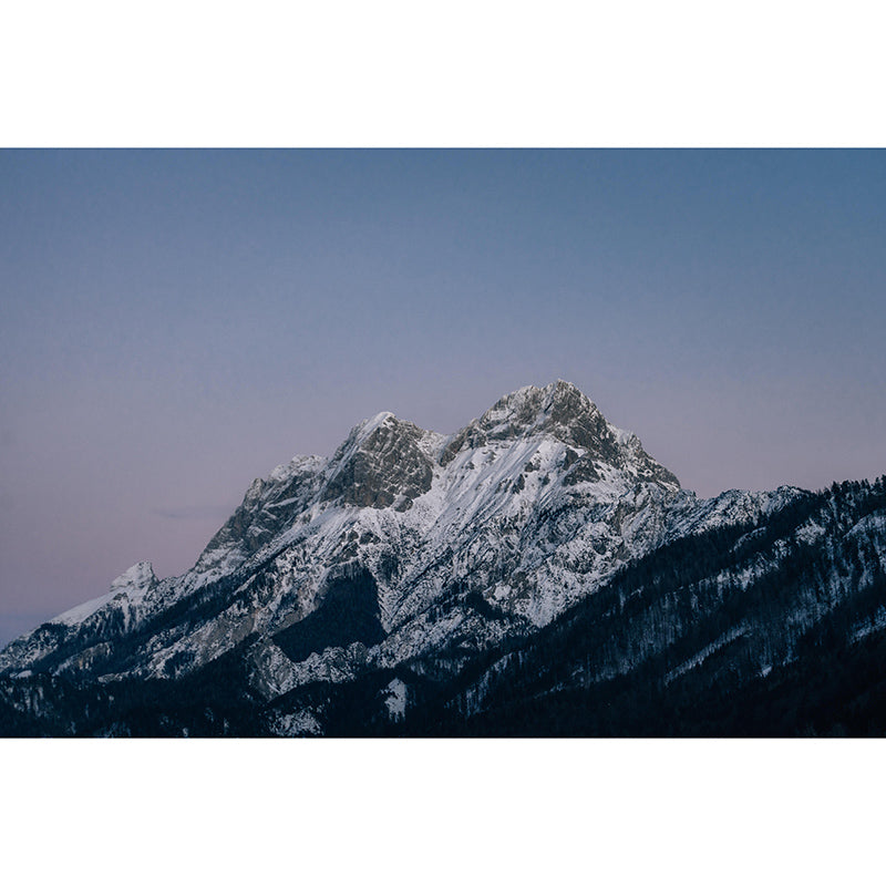 Vivid Resistant Mural Wallpaper Mountain Landscapes Pattern for Home Decor