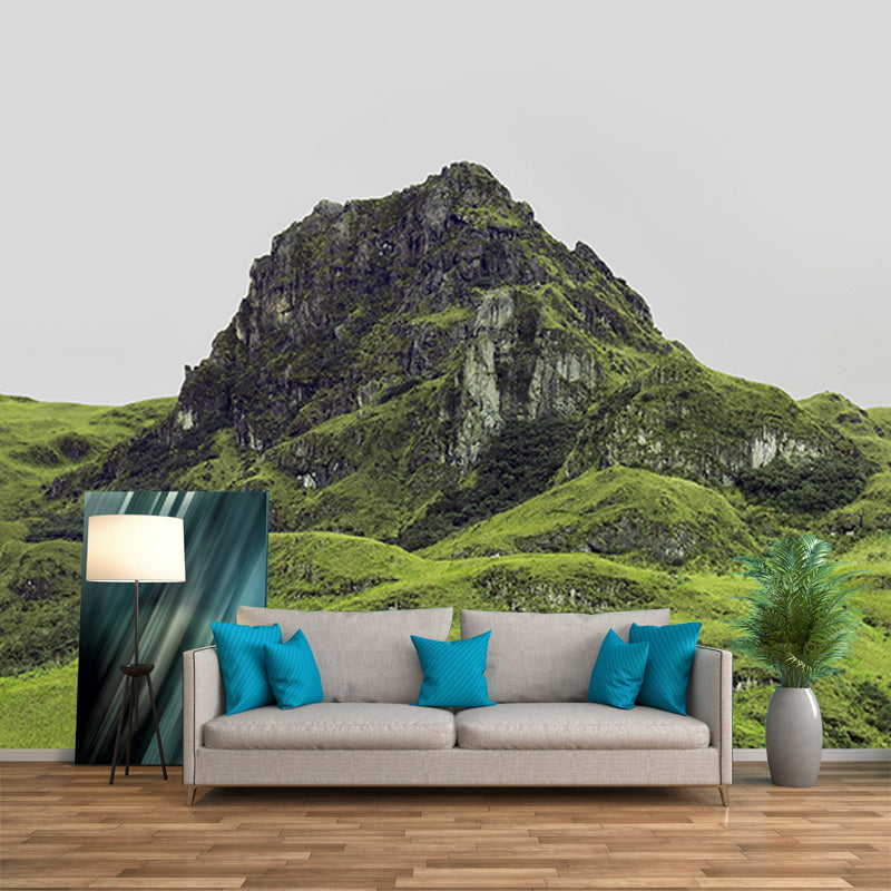 Mildew Resistant Mural Wallpaper Mountain Landscapes Pattern for Bedroom