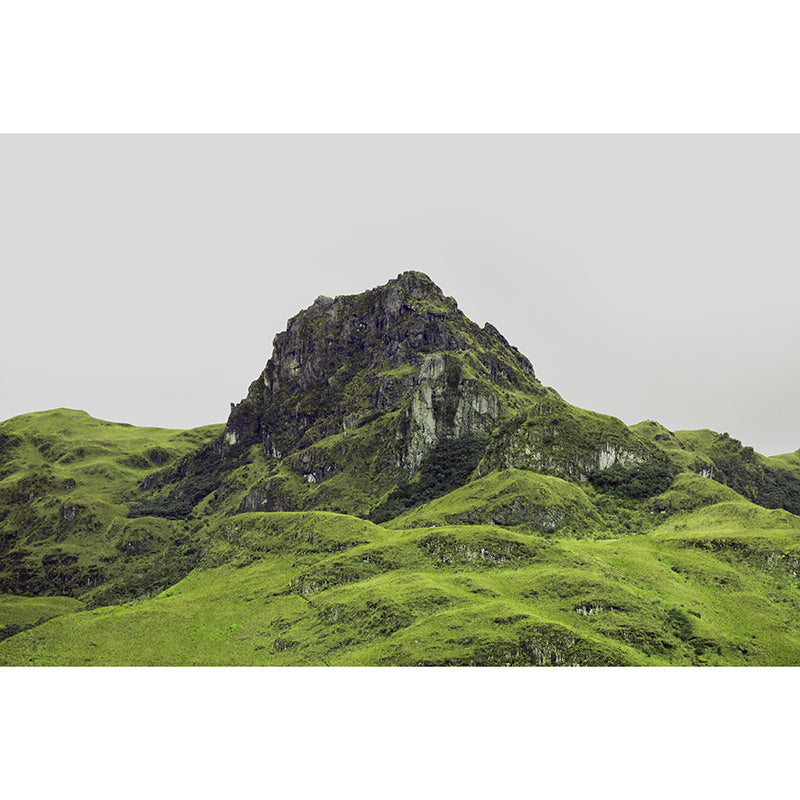 Mildew Resistant Mural Wallpaper Mountain Landscapes Pattern for Bedroom