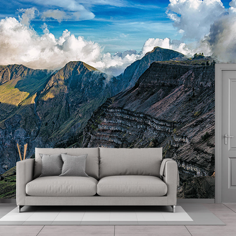 Mildew Resistant Wall Mural Wallpaper Mountain Landscapes Pattern Wall Art