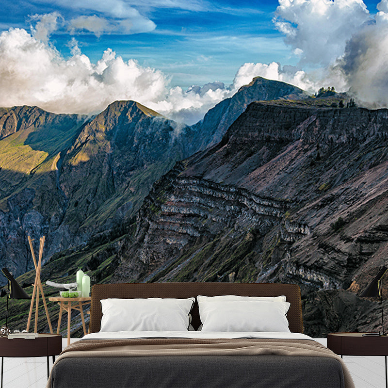 Mildew Resistant Wall Mural Wallpaper Mountain Landscapes Pattern Wall Art