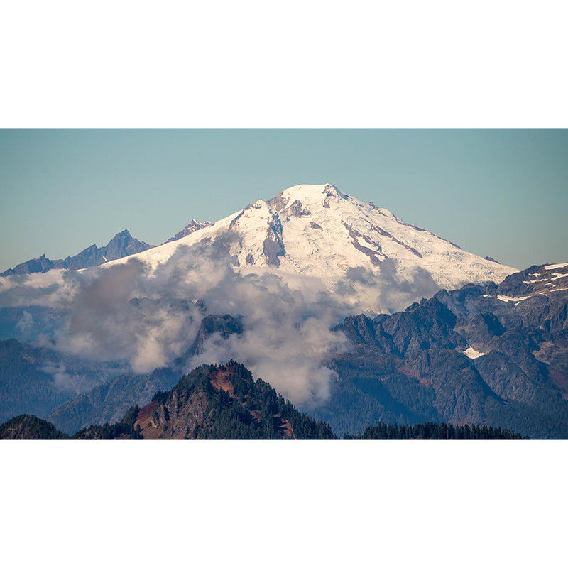 Mildew Resistant Wall Mural Wallpaper Mountain Landscapes Pattern for Bedroom