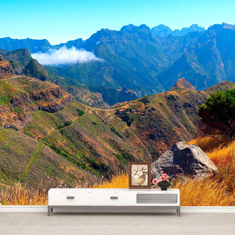 Mildew Resistant Wall Mural Wallpaper Mountain Landscapes Pattern for Room