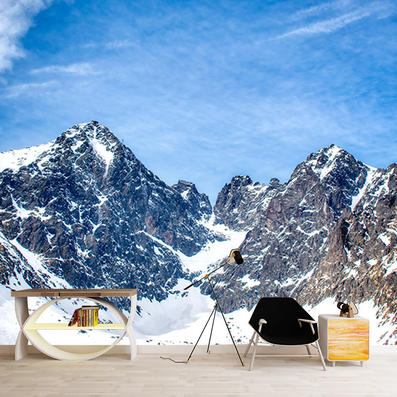 Wall Mural Mildew Resistant Wallpaper Mountain Landscapes Pattern for Wall Decor