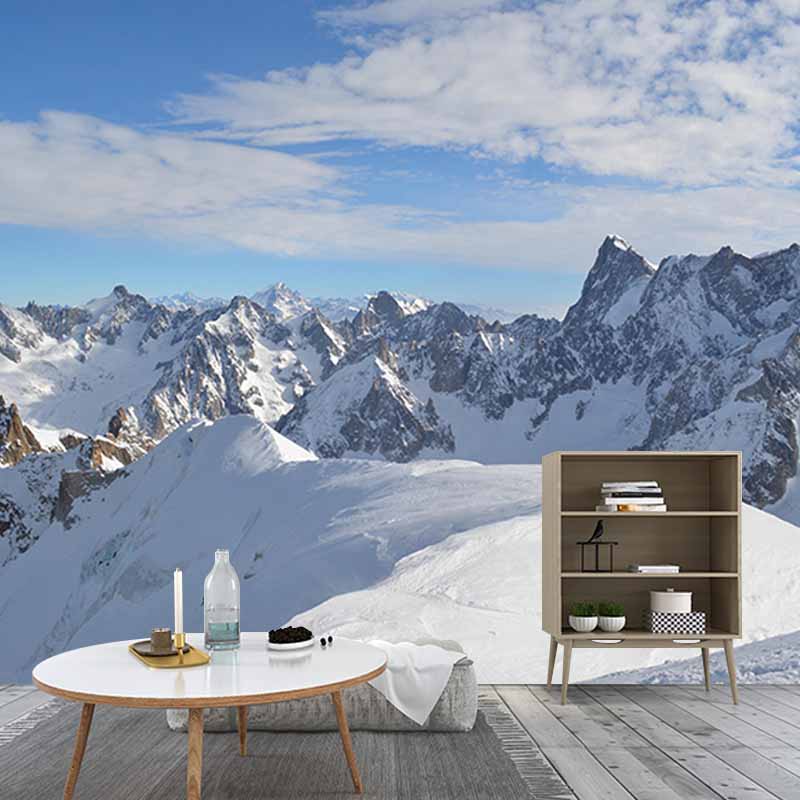 Mountain Landscapes Mildew Resistant Wall Mural Wallpaper Pattern for Home