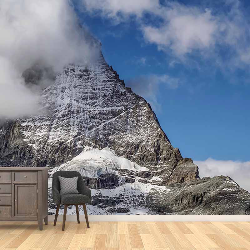 Mildew Resistant Wall Mural Wallpaper Mountain Landscapes Pattern for Home Decor