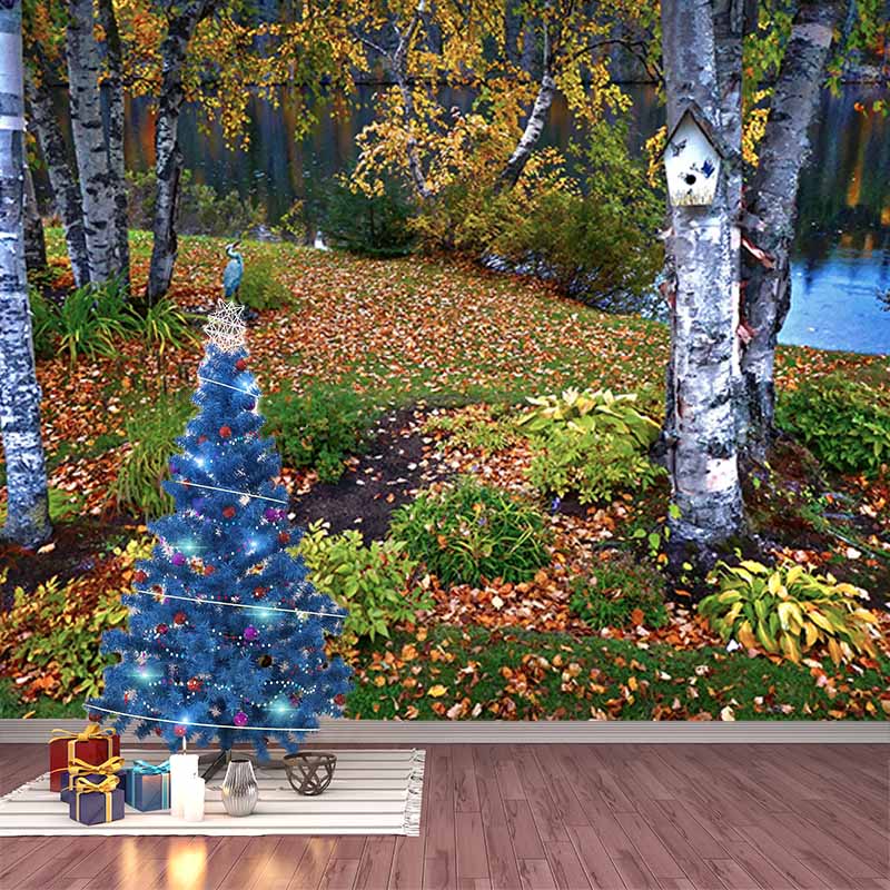 Wall Art Mildew Resistant Wall Mural Wallpaper Forest Landscapes Pattern