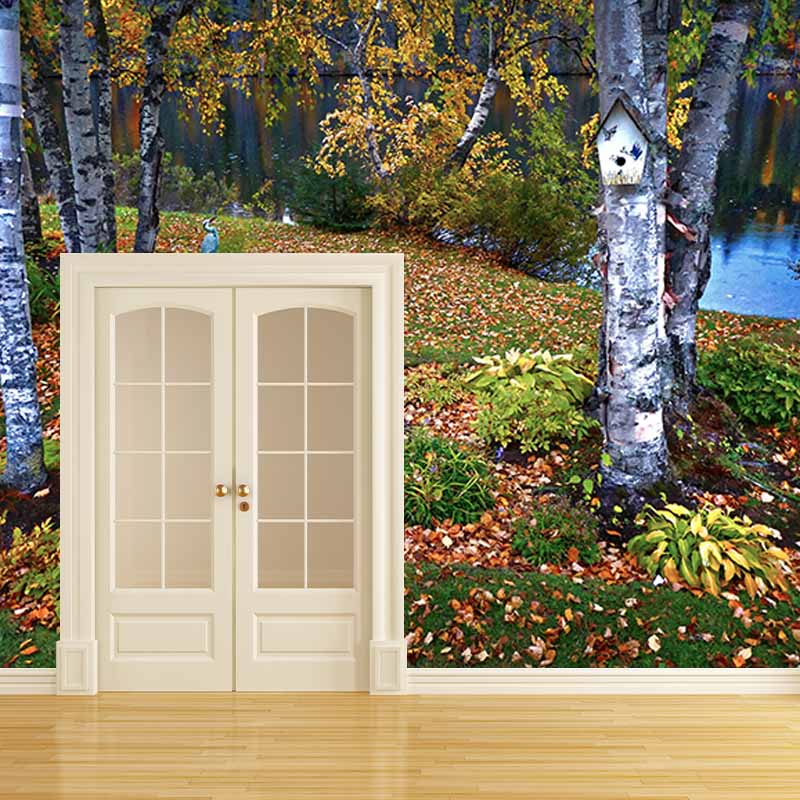 Wall Art Mildew Resistant Wall Mural Wallpaper Forest Landscapes Pattern