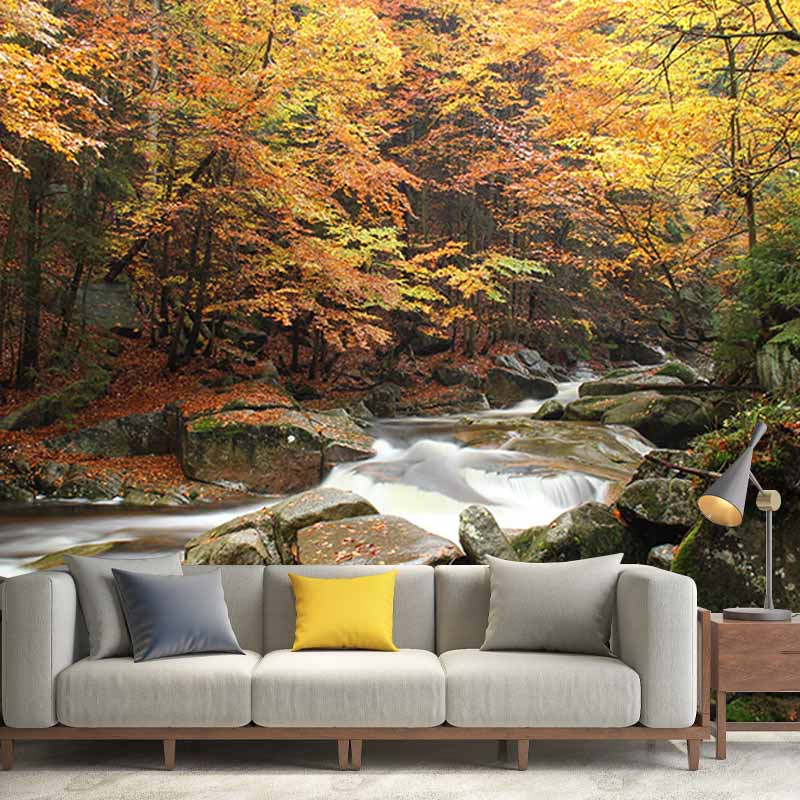 Wall Art Mildew Resistant Wall Mural Wallpaper Forest Landscapes Pattern