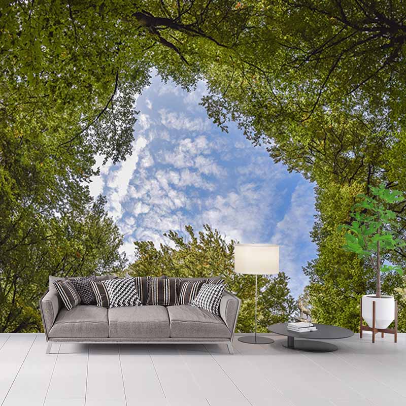 Forest Landscapes Mildew Resistant Wall Mural Wallpaper Pattern for Home Decor