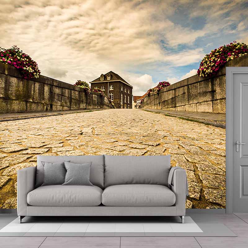 Space Extension Mildew Resistant Wall Mural Wallpaper Pattern for Decoration