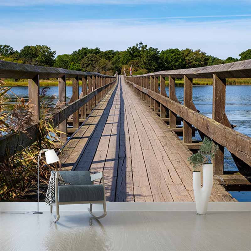 Vivid Resistant Wall Mural Wallpaper Space Extension Pattern for Wall Decor