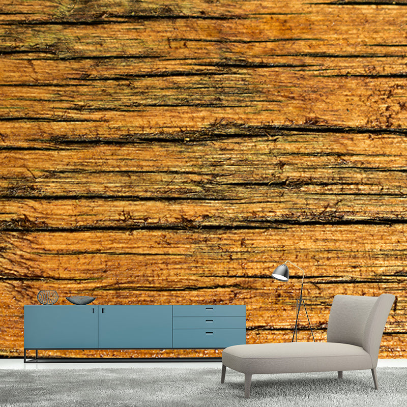 Mural for Bedroom Wood Grain Wallpaper Decor Waterproofing, Custom Print