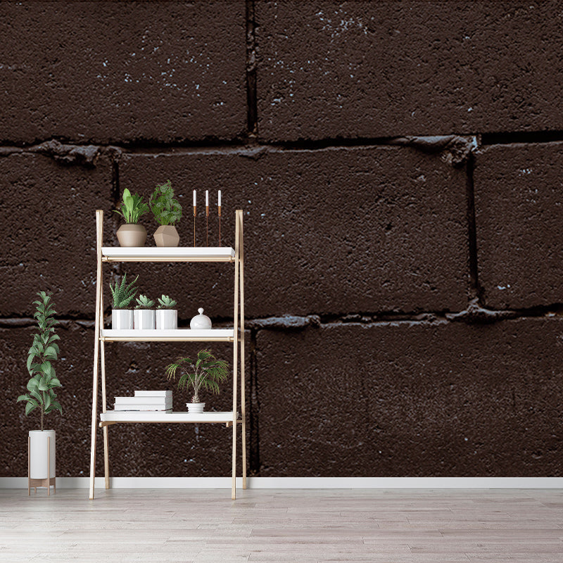 Brick Wall Industrial Wall Mural Water Resistant Wall Covering for Living Room
