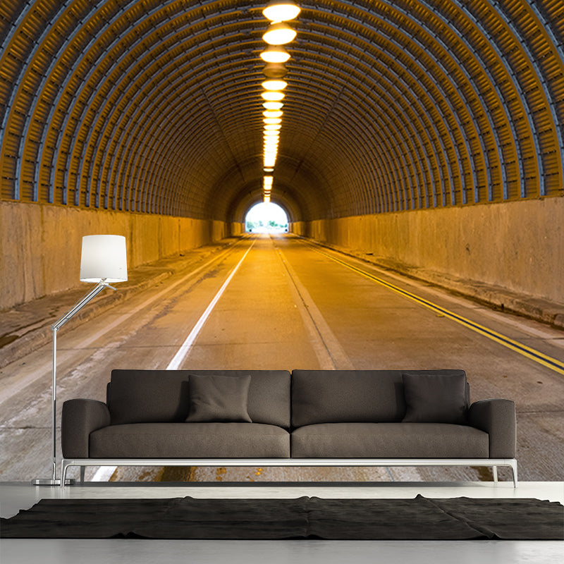 Tunnel Spatial Extension Wall Mural for Bedroom Decoration, Personalized Size