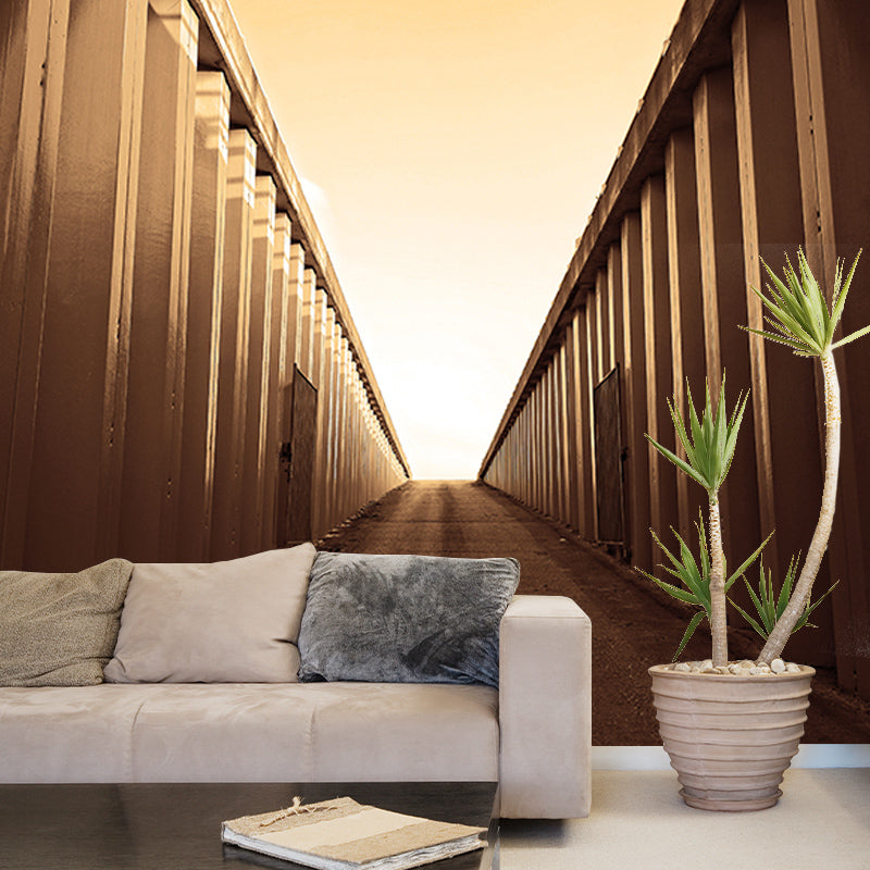 Tunnel Spatial Extension Wall Mural for Bedroom Decoration, Personalized Size