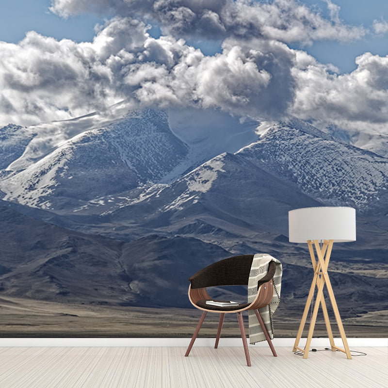 Beautiful Mountain View Wallpaper Mural Modern Style Room Mural for Wall Decor