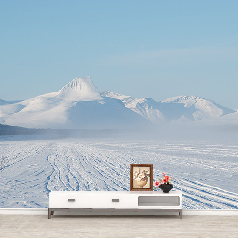 Home Decoration Mountain View Mural Moisture Resistant Wall Covering