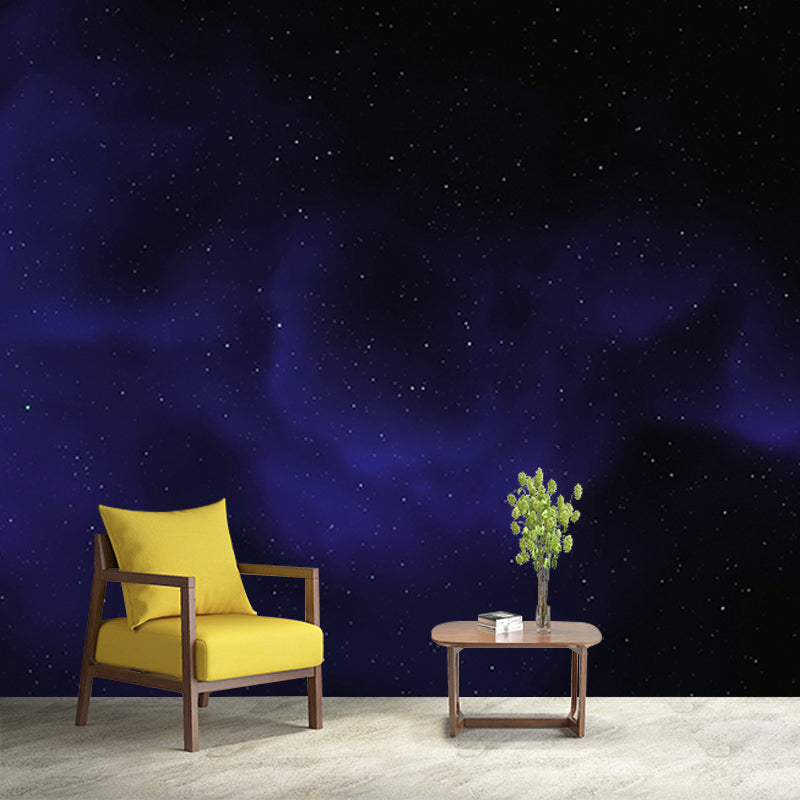 Cosmic Galaxy Mural for Boy's Bedroom Decor Waterproofing, Custom-Printed