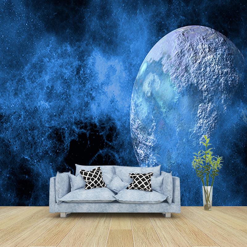 Cosmic Galaxy Mural for Boy's Bedroom Decor Waterproofing, Custom-Printed