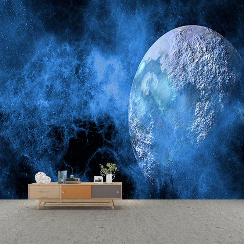Cosmic Galaxy Mural for Boy's Bedroom Decor Waterproofing, Custom-Printed