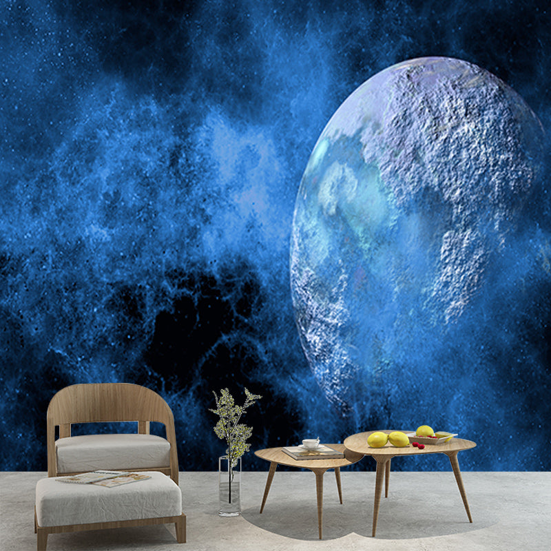 Cosmic Galaxy Mural for Boy's Bedroom Decor Waterproofing, Custom-Printed