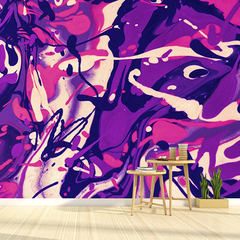 Modern Water Resistant Abstract Wall Mural for Living Room, Made to Measure