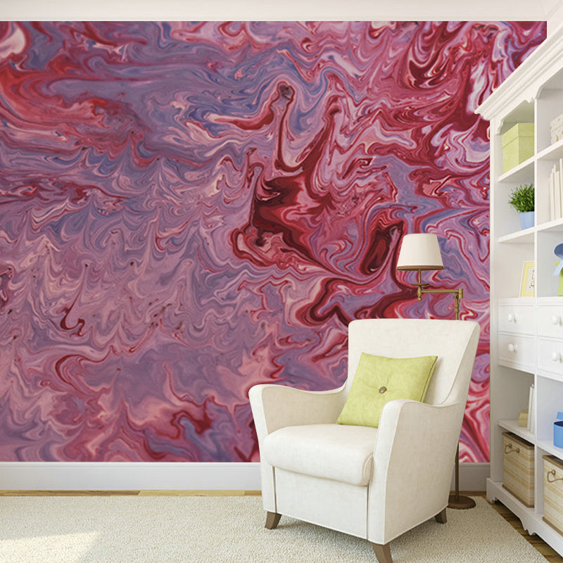 Modern Water Resistant Abstract Wall Mural for Living Room, Made to Measure